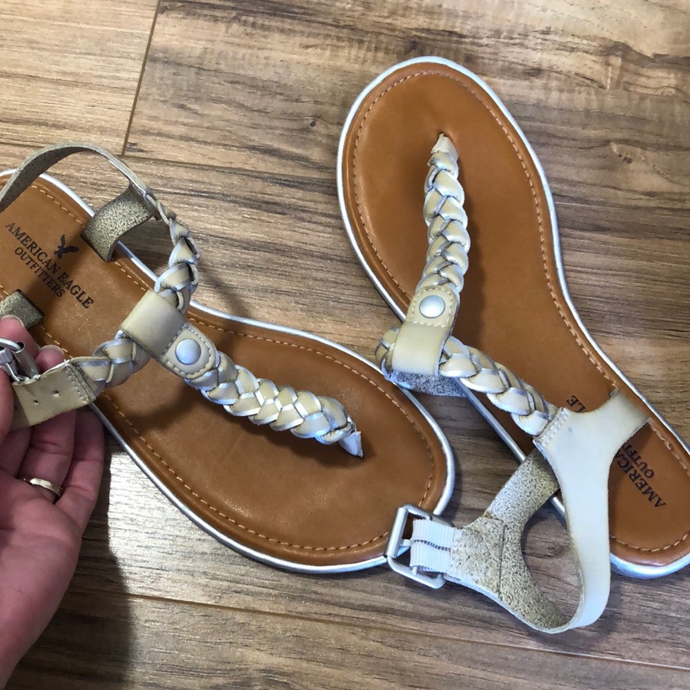 Sandals , leather, American eagle